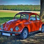antique car, vw beetle, classic